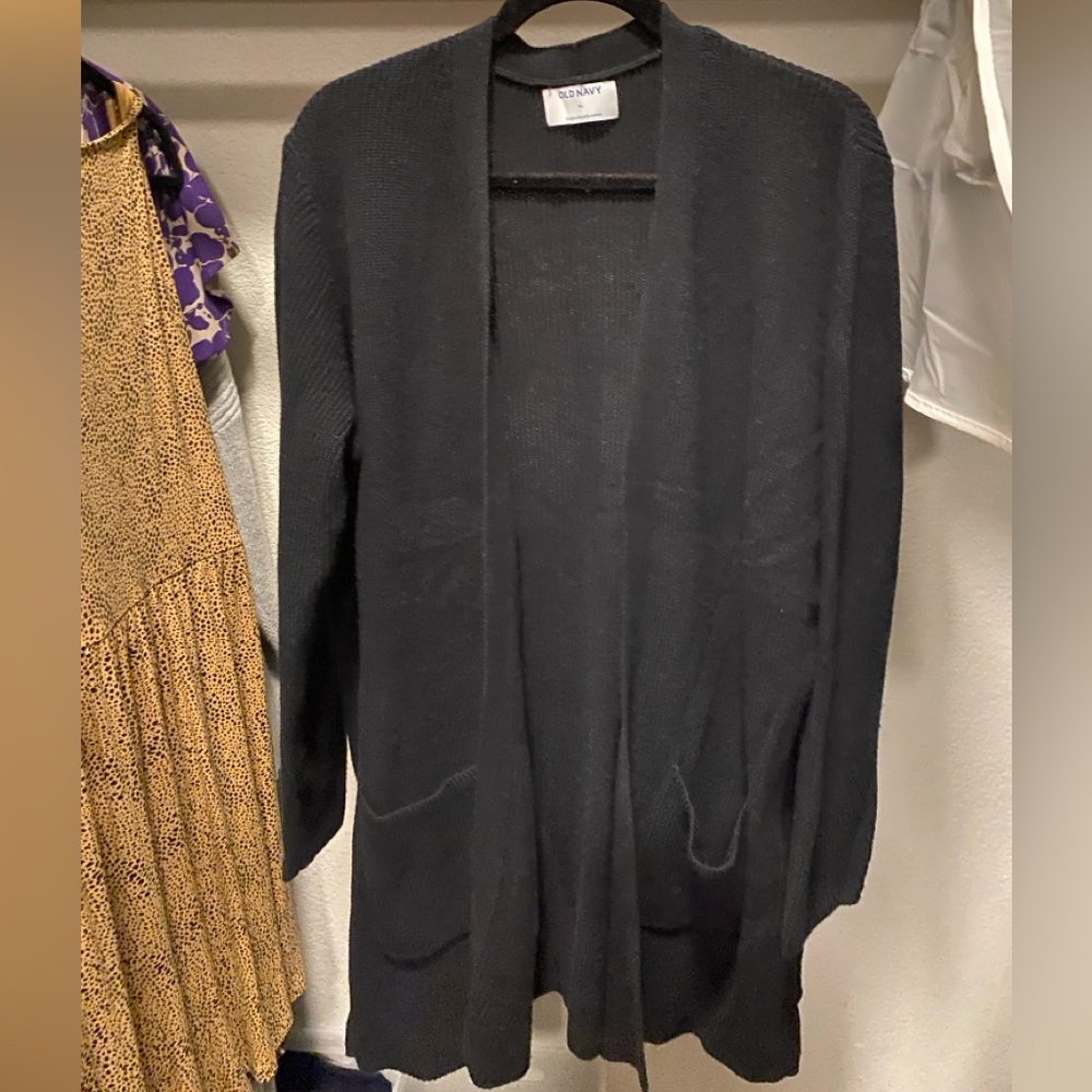Old Navy Black Cardigan Sweater